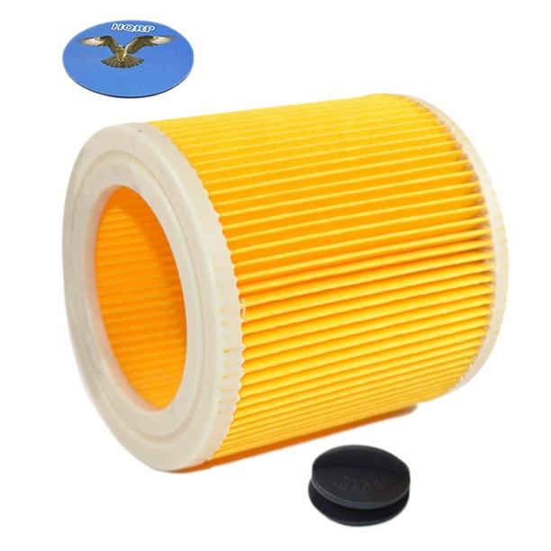 2pcs Cartridge Filter For Karcher WD2/3 Series Wet & Dry Vacuum Cleaner Washable 